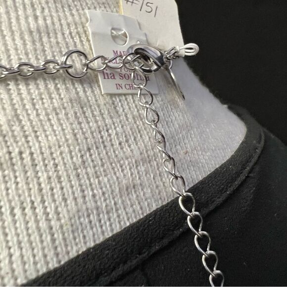 lia sophia MOONLIGHT TRAIL retired Necklace NWT🏷 30-33” adjustable length - Picture 10 of 11